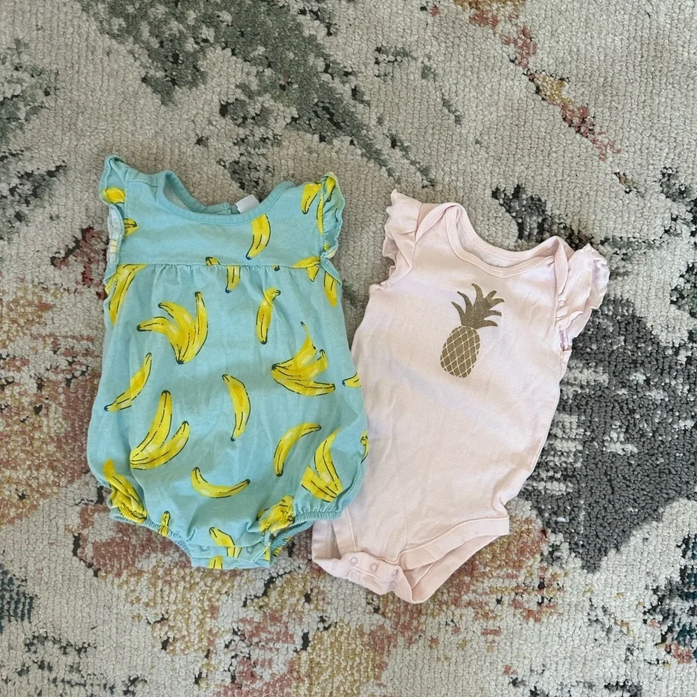 Baby Girl Tropical fruit Romper & One Piece Old Navy + bundles Place